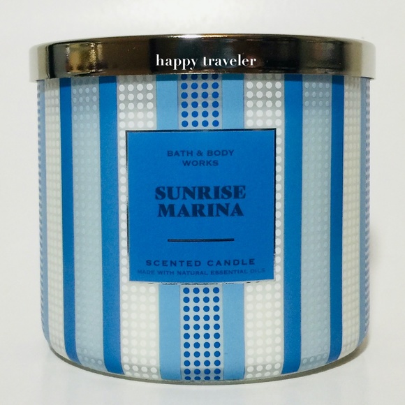 SUNRISE MARINA 3 Wick Candle - Picture 1 of 3